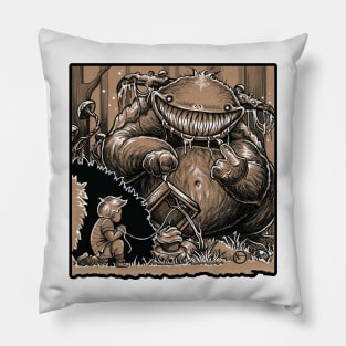 Monster Hunter - Black Outlined Version Pillow