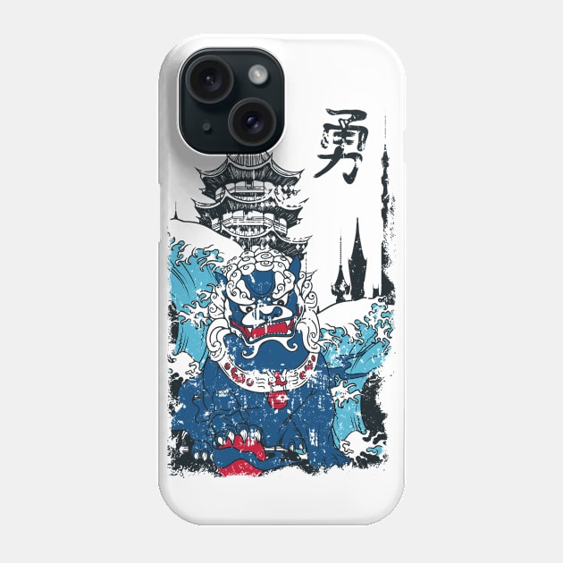 Chinese Dragon Building Phone Case by positivedesigners