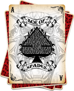 The Ace of Spades - Cards Magnet