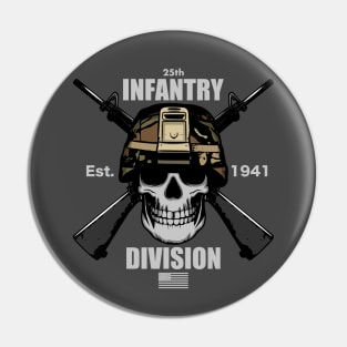 25th Infantry Division Pin