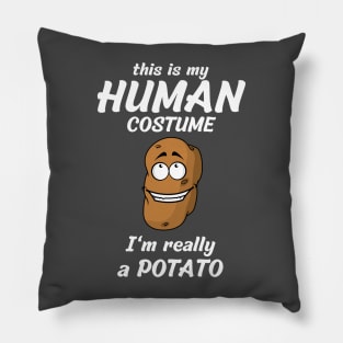 Funny Human Costume Potato Pillow