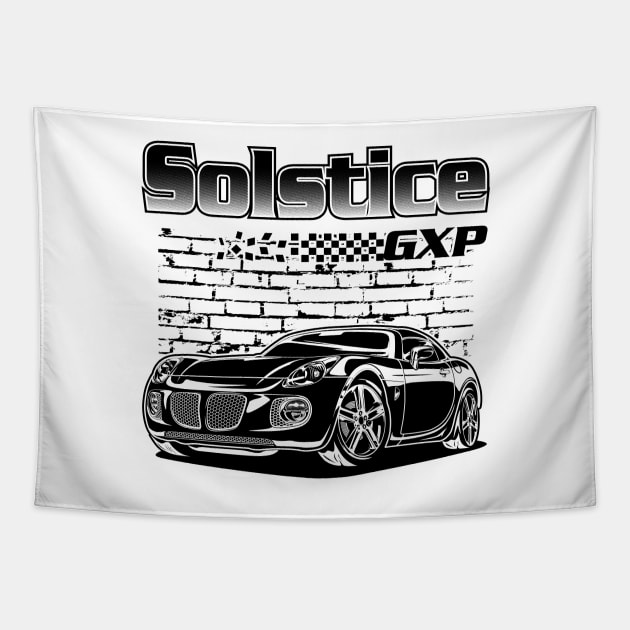 Solstice GXP - Black Print Tapestry by WINdesign