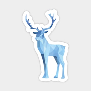 Ice Blue Reindeer Magnet