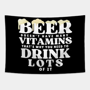 Beer Nutrition Facts Tapestry