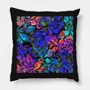 Neon Petal Punch - Bold and Bright - Digitally Illustrated Abstract Flower Pattern for Home Decor, Clothing Fabric, Curtains, Bedding, Pillows, Upholstery, Phone Cases and Stationary Pillow