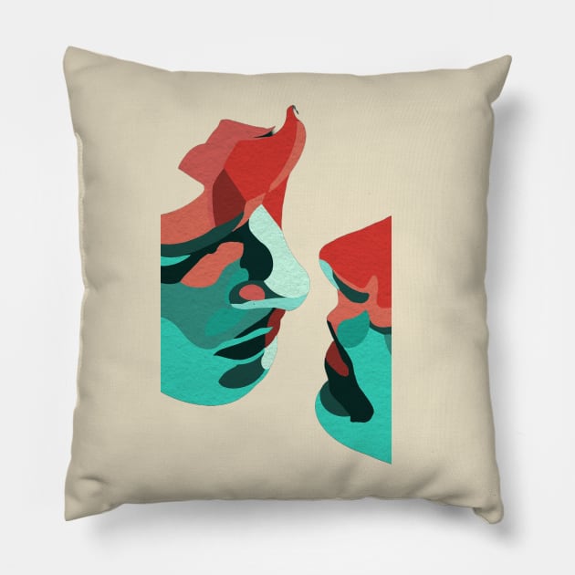 Human Love Design Pillow by DreamCrafts