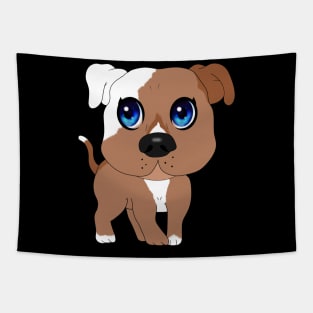 Chibi Pitbull Staffordshire Tapestry