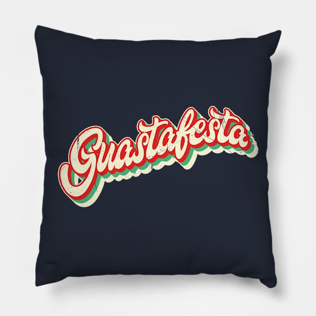 Guastafesta (Italian slang) Pillow by bluerockproducts