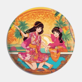 Deam Anime Girls Adventures Bali sytle Pin