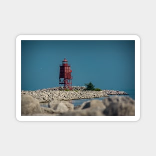 Racine Breakwater Lighthouse Magnet