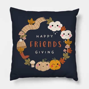 Happy Friendsgiving Pillow