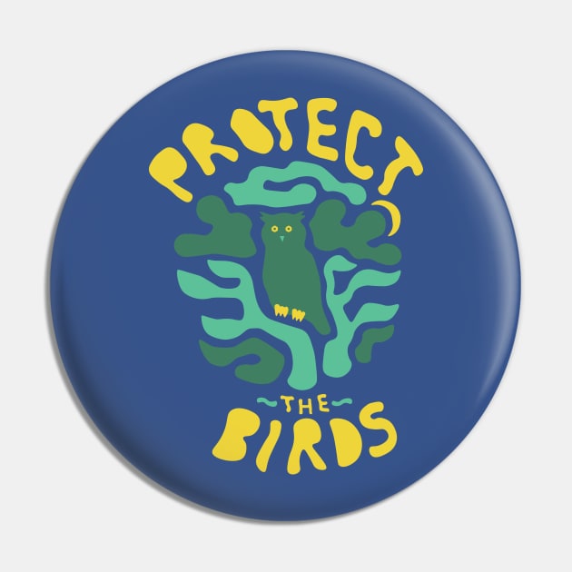 Protect the Birds Pin by PaulStouffer