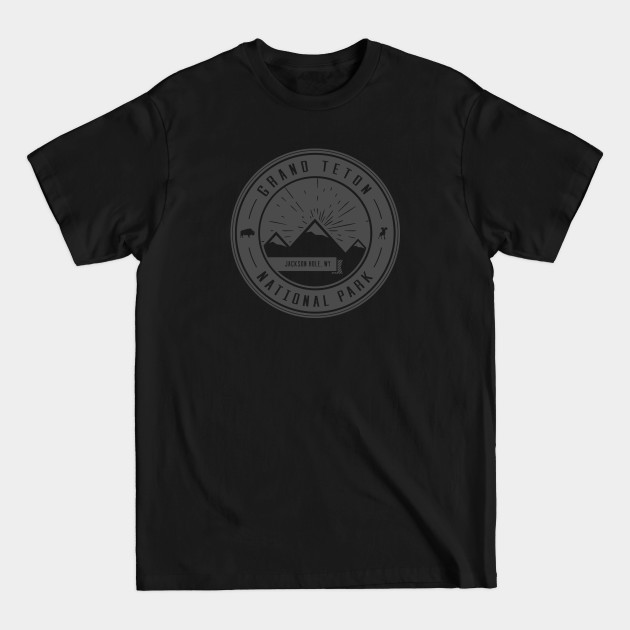 Discover Grand Teton National Park Travel Series - National Park - T-Shirt