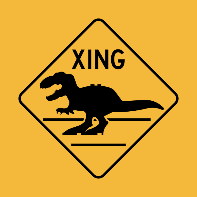 DINO Crossing by Dallen Powell Designs 