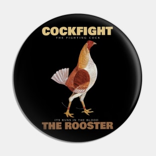 The Vintage Rooster Painting Pin