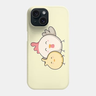 Cute Kawaii Mother Hen and Chick Phone Case