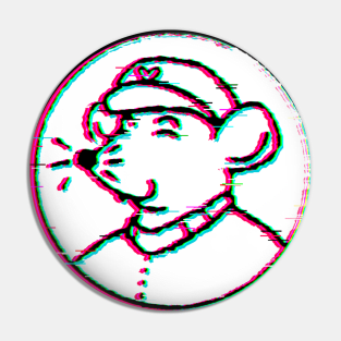 Mouse Zedong (Glitched Version) Pin