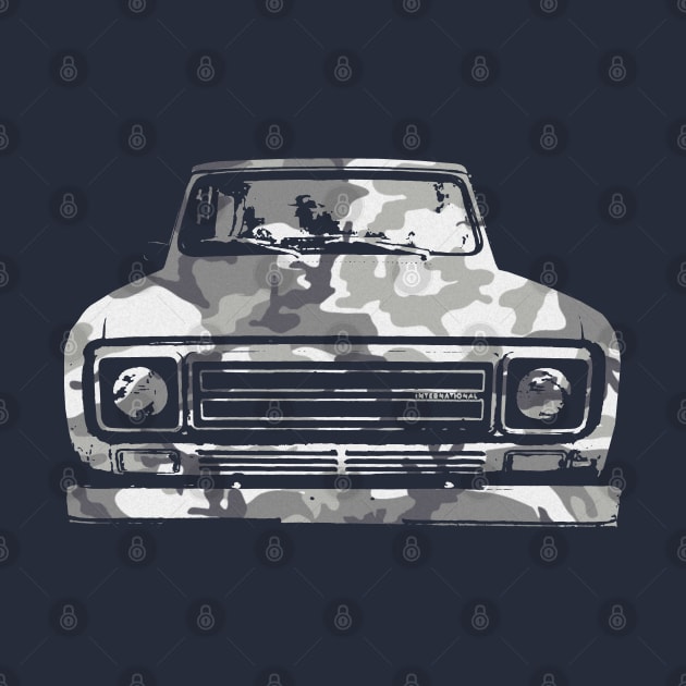 IH Scout II classic 4x4 truck 1979 urban camo by soitwouldseem