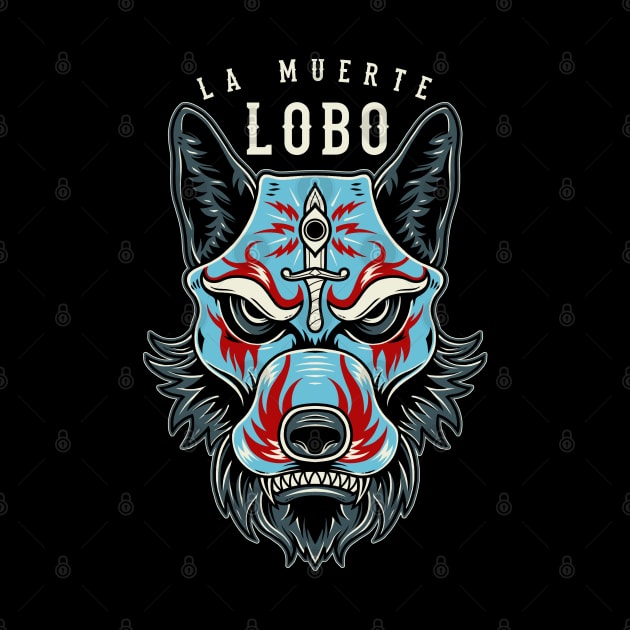 LUCHA LIBRE WOLF by KRISTOPAPER