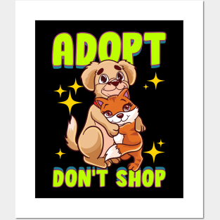 Adopt a dog near me. Adopt me please Fitted Scoop  Poster for