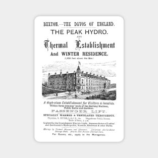 The Peak Hydro and Thermal Establishment - Health Retreat and Spa - 1891 Vintage Advert Magnet