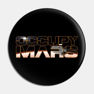 Occupy Mars Orbit Pin