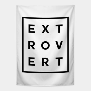 Extrovert Boxed (Black) Tapestry