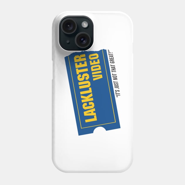 Lackluster Video Phone Case by TJ_Wiggles