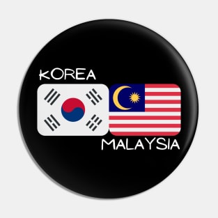 Korean Malaysian - Korea, Malaysia Pin