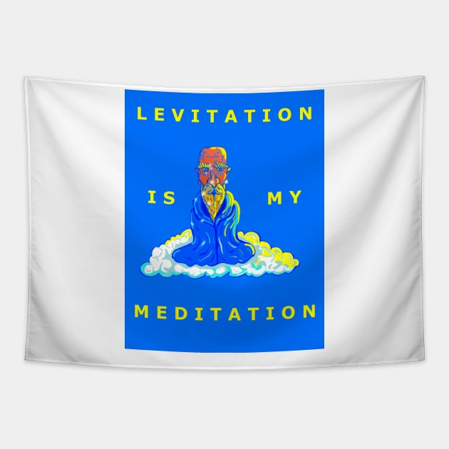 Levitation is my Meditation Tapestry by DMcK Designs