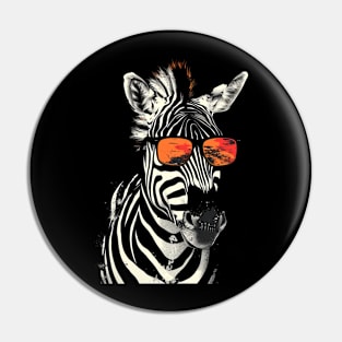 Zebra Animal Rights Pin