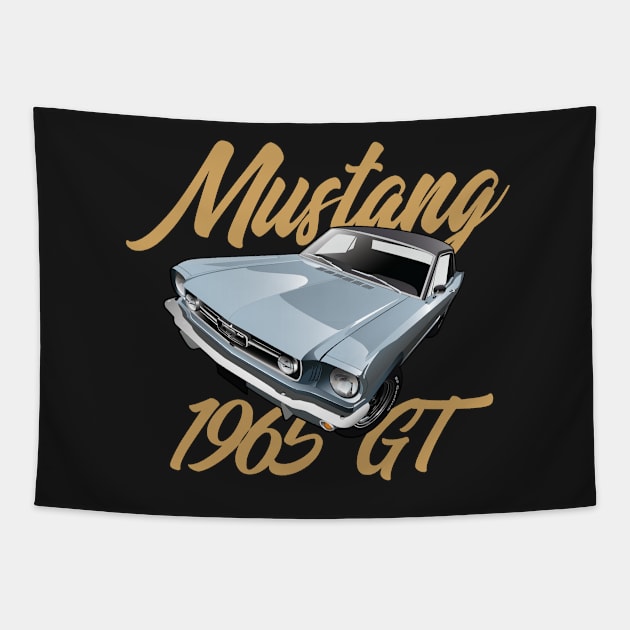 Mustang GT 1965 Tapestry by El-bullit