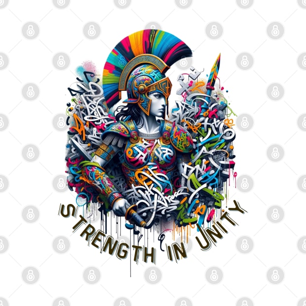 Strength in Unity: Graffiti Warrior Art by WEARWORLD