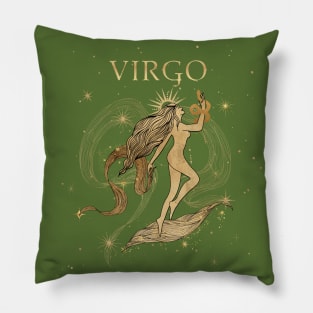 Virgo zodiac sign Pillow