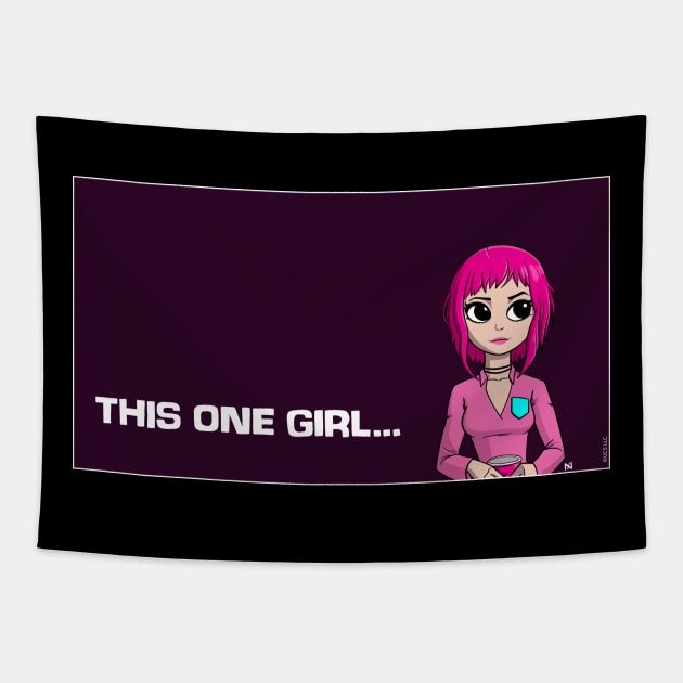 Her Name is Ramona Flowers Tapestry by natexopher