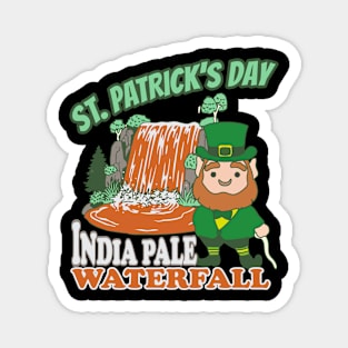 St Patricks Day India Pale Beer Waterfall Magnet