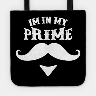 Im In My Prime Western Doc Holiday With Mustache Tote