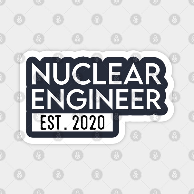 nuclear engineer graduation Magnet by Elhisodesigns