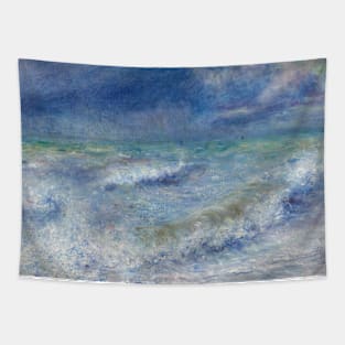 Seascape by Auguste Renoir Tapestry