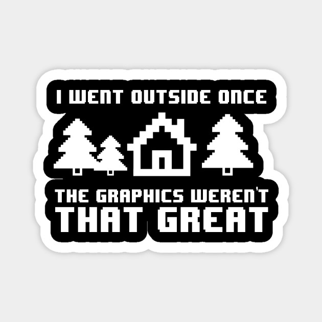 Went Outside Once, the Graphics Weren't That Good Insulated Stainles –  HomeschoolGifts