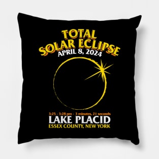 Eclipse 2024 - Lake Placid Pillow