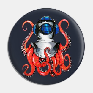 Octopus Alien Pin