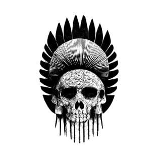 Indian Chief Skull T-Shirt