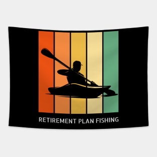 Retirement Plan Fishing Funny Fishing Tapestry