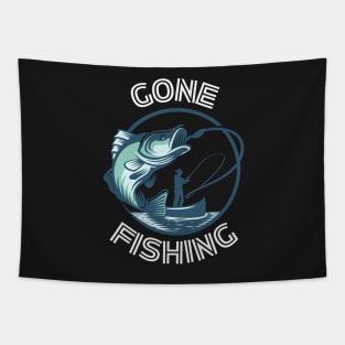 Gone Fishing Tapestry