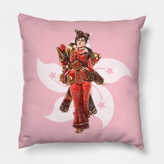 Overwatch Mei Is Pro Democracy Pillow by Green_Shirts