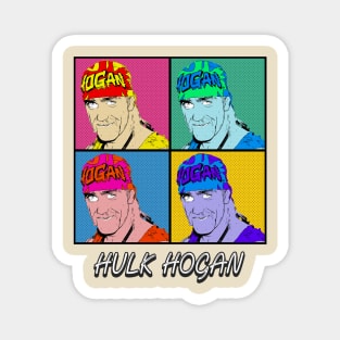 Hulk Hogan 80s Pop Art Style Magnet