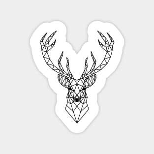 Geometric reindeer head Magnet