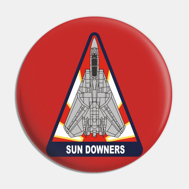 F14 Tomcat - VF111 Sundowners Pin by MBK