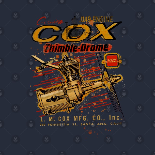 Cox .049 Thimble Drome model Engines USA by Midcenturydave